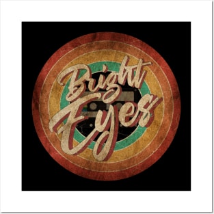 Bright Eyes Vintage Circle Art Posters and Art